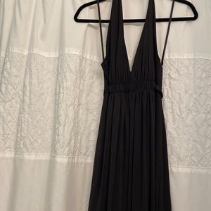 BCBG Max Azria Black V neck dress